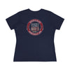 Keep Calm Never Waver and Golf On Women's Cotton Tee