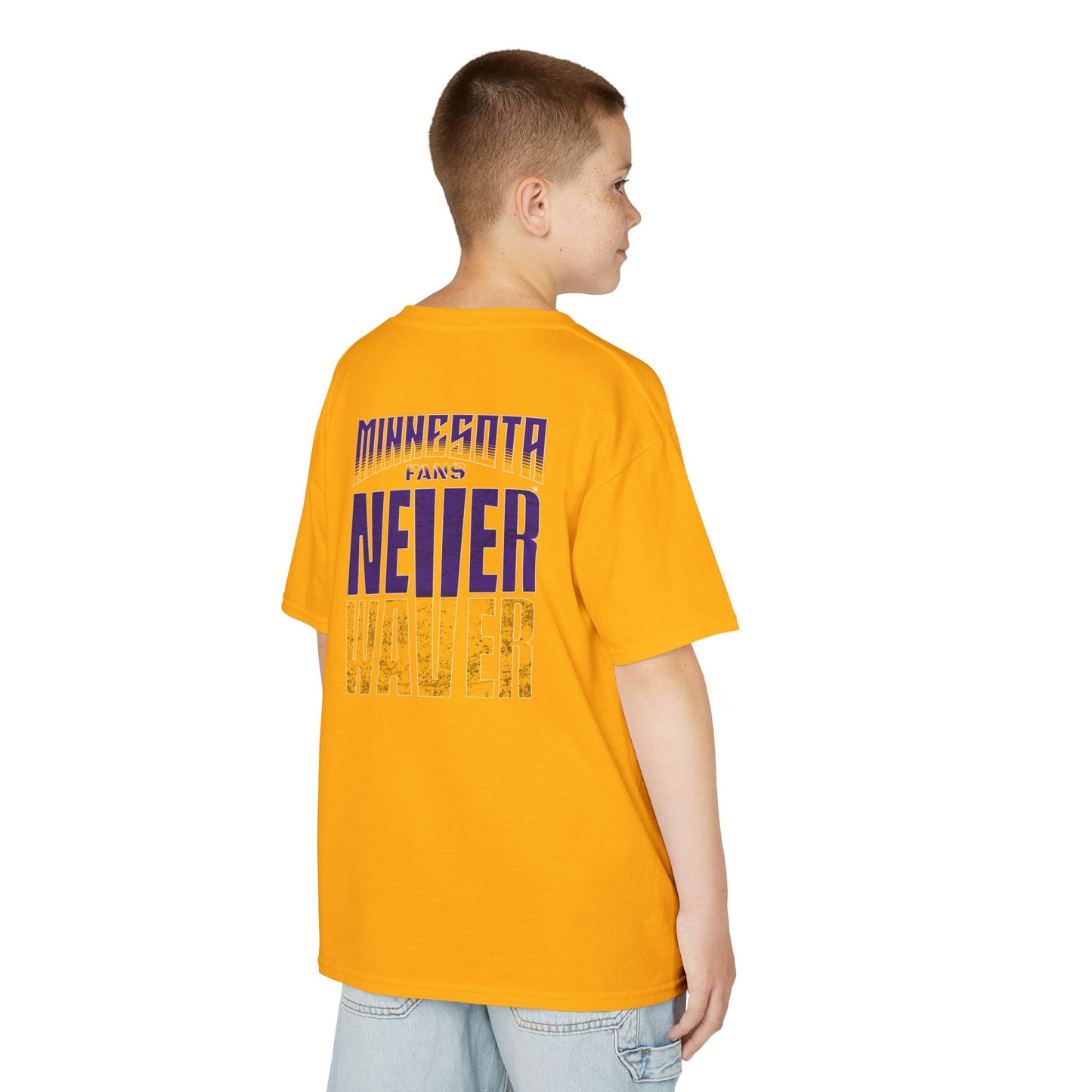 Minnesota Fans Never Waver Kids Heavy Cotton™ Tee