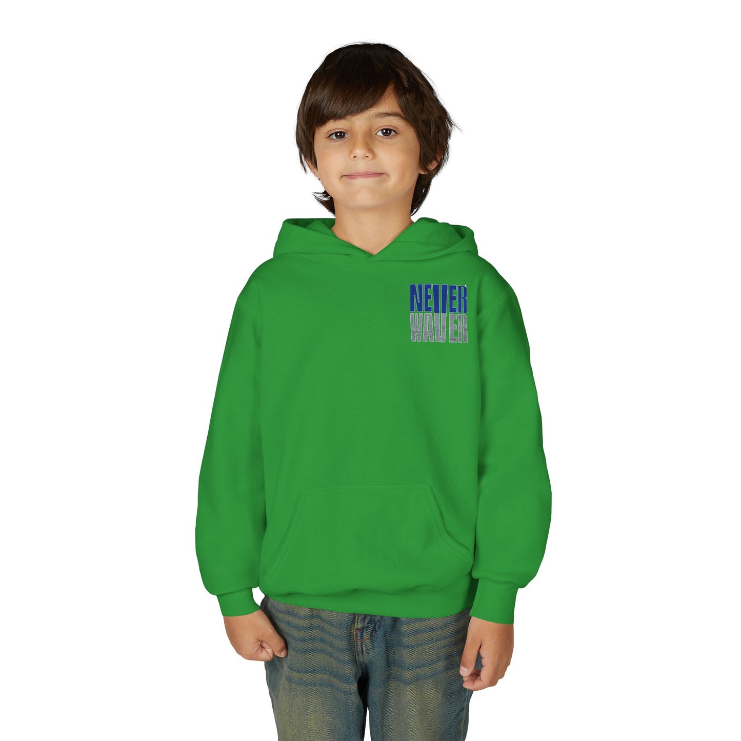 Dallas Fans Never Waver Youth Heavy Blend Hoodie Sweatshirt