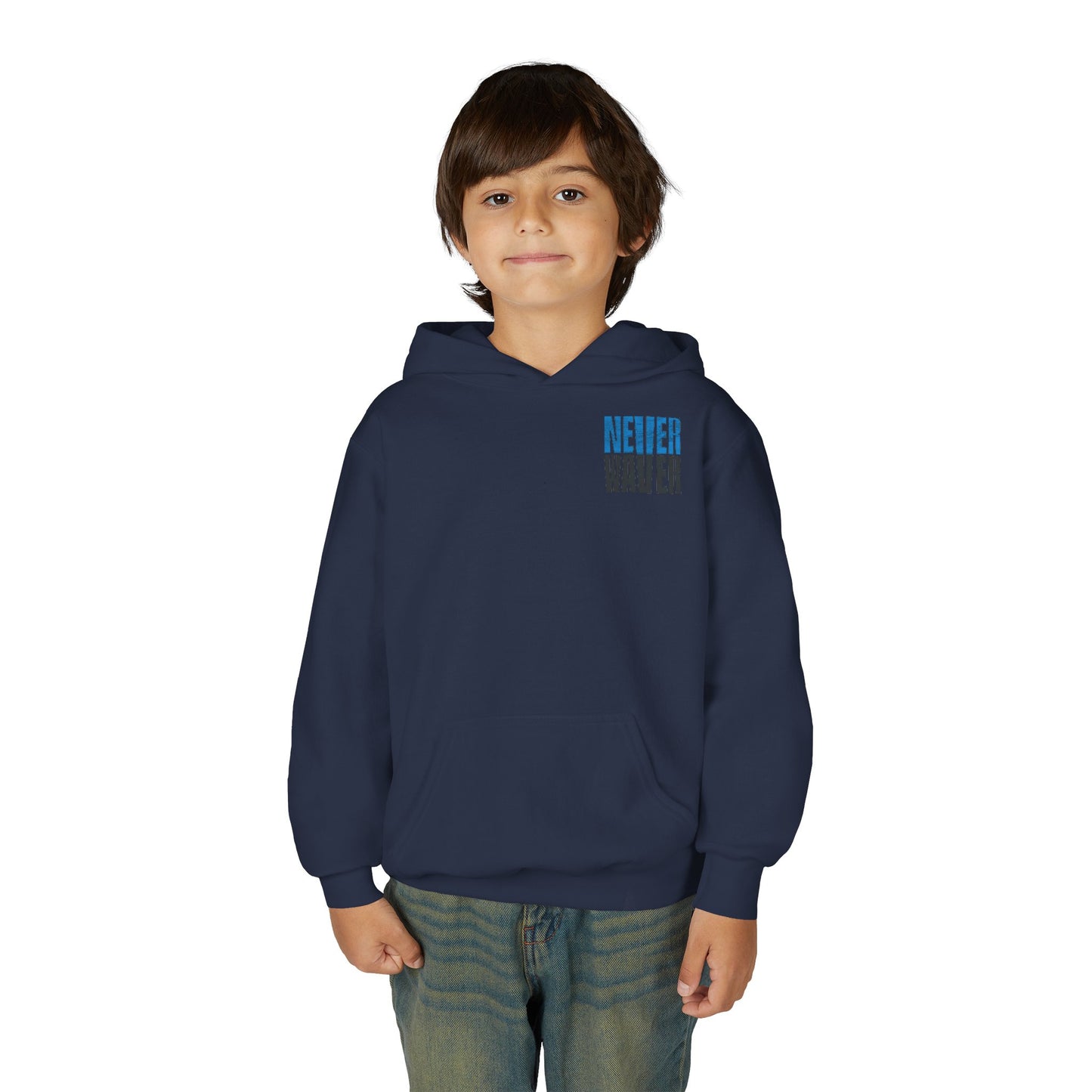 Carolina Fans Never Waver Youth Heavy Blend Hooded Sweatshirt