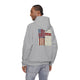 Never Waver Husband Daddy Protector Hero Unisex Heavy Blend™ Hooded Sweatshirt by Printify