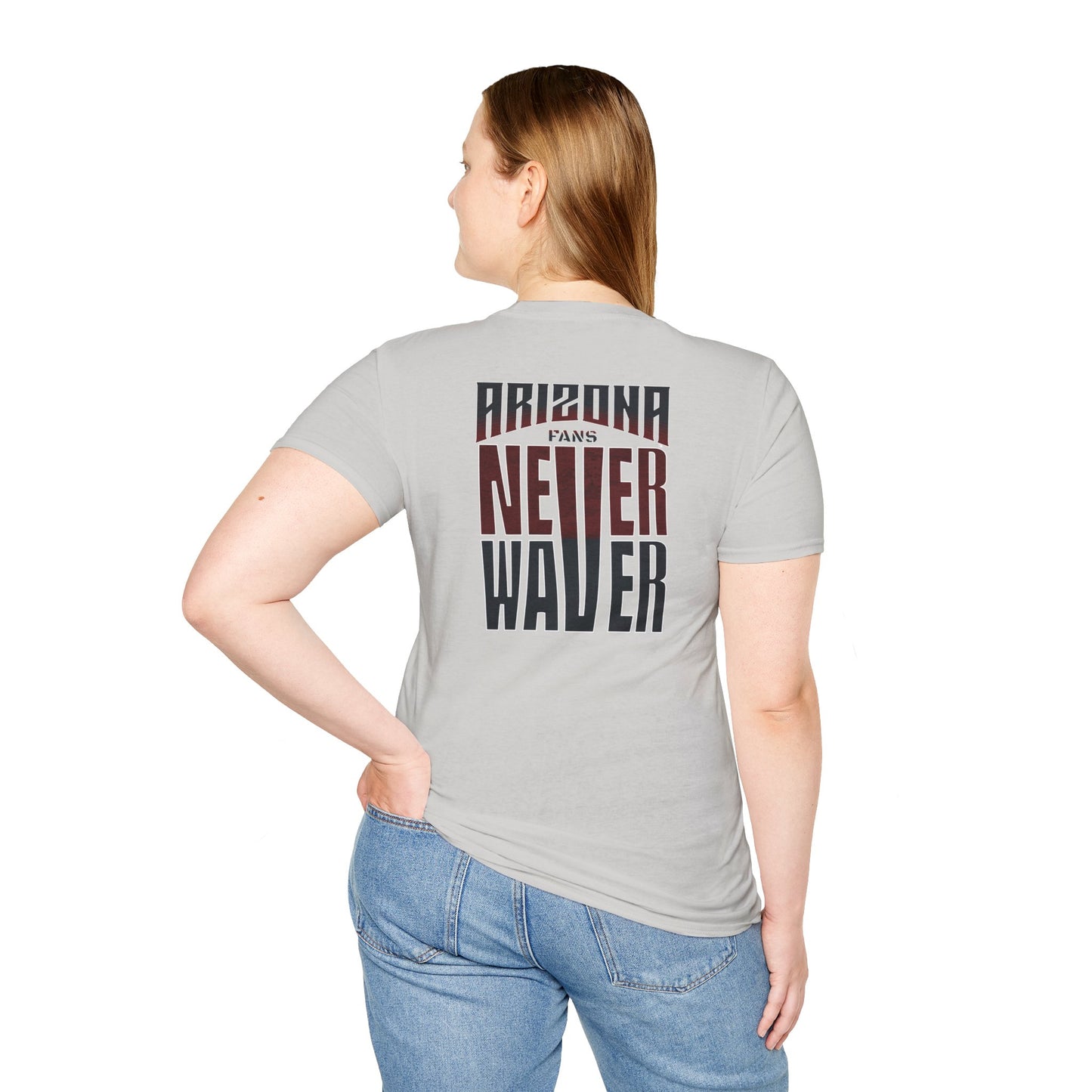 Arizona Fans Never Waver Unisex Softstyle T-Shirt