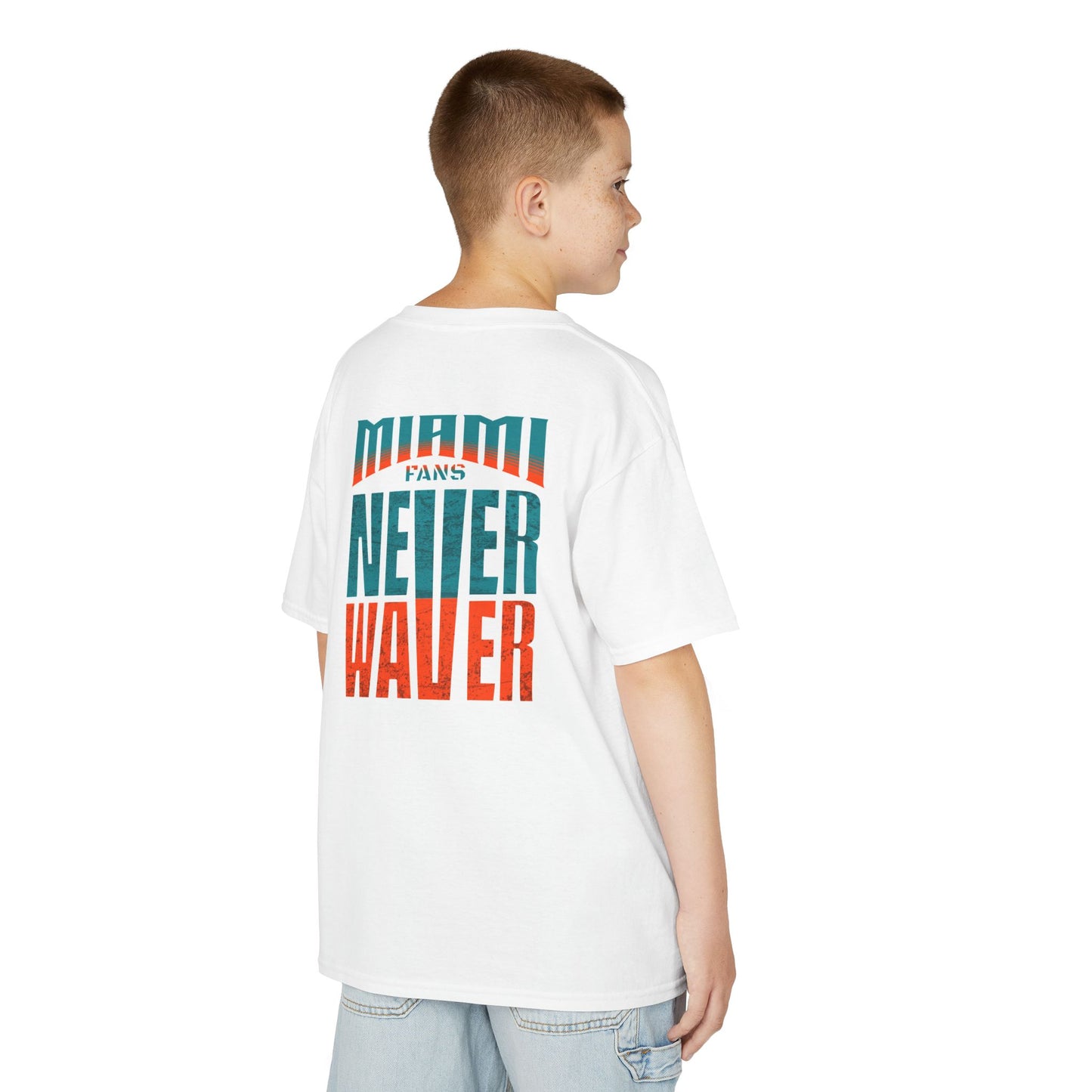 Miami Fans Never Waver Kids Heavy Cotton™ Tee