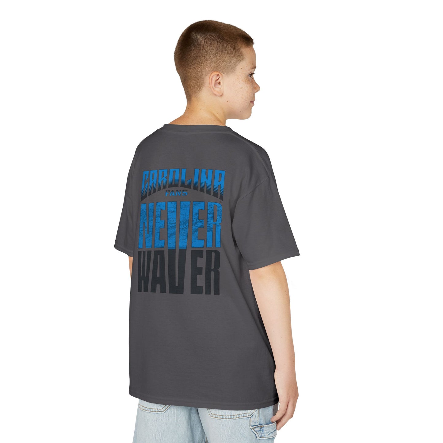 Carolina Fans Never Waver Kids Heavy Cotton™ Tee