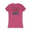 Houston Fans Never Waver W-Leopard Football Women's Favorite Tee