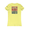 Houston Fans Never Waver W-Leopard Football Women's Favorite Tee