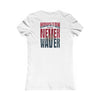 Houston Fans Never Waver W-Leopard Football Women's Favorite Tee