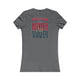 Houston Fans Never Waver W-Leopard Football Women's Favorite Tee by Printify