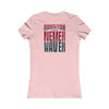 Houston Fans Never Waver W-Leopard Football Women's Favorite Tee