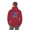 Never Waver Back The Blue Hoodie - Unisex Heavy Blend Sweatshirt