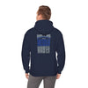 "Dallas Fans Never Waver" Motivational Unisex Heavy Blend™ Hooded Sweatshirt