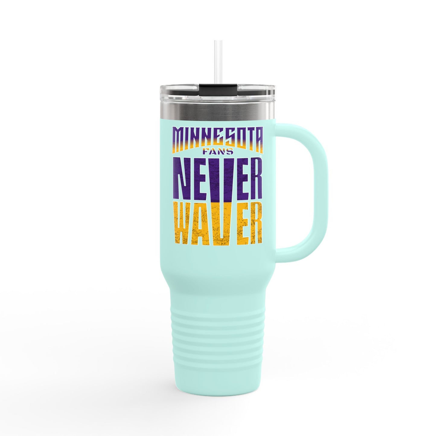 Minnesota Fans Never Waver Insulated Travel Mug, 40oz
