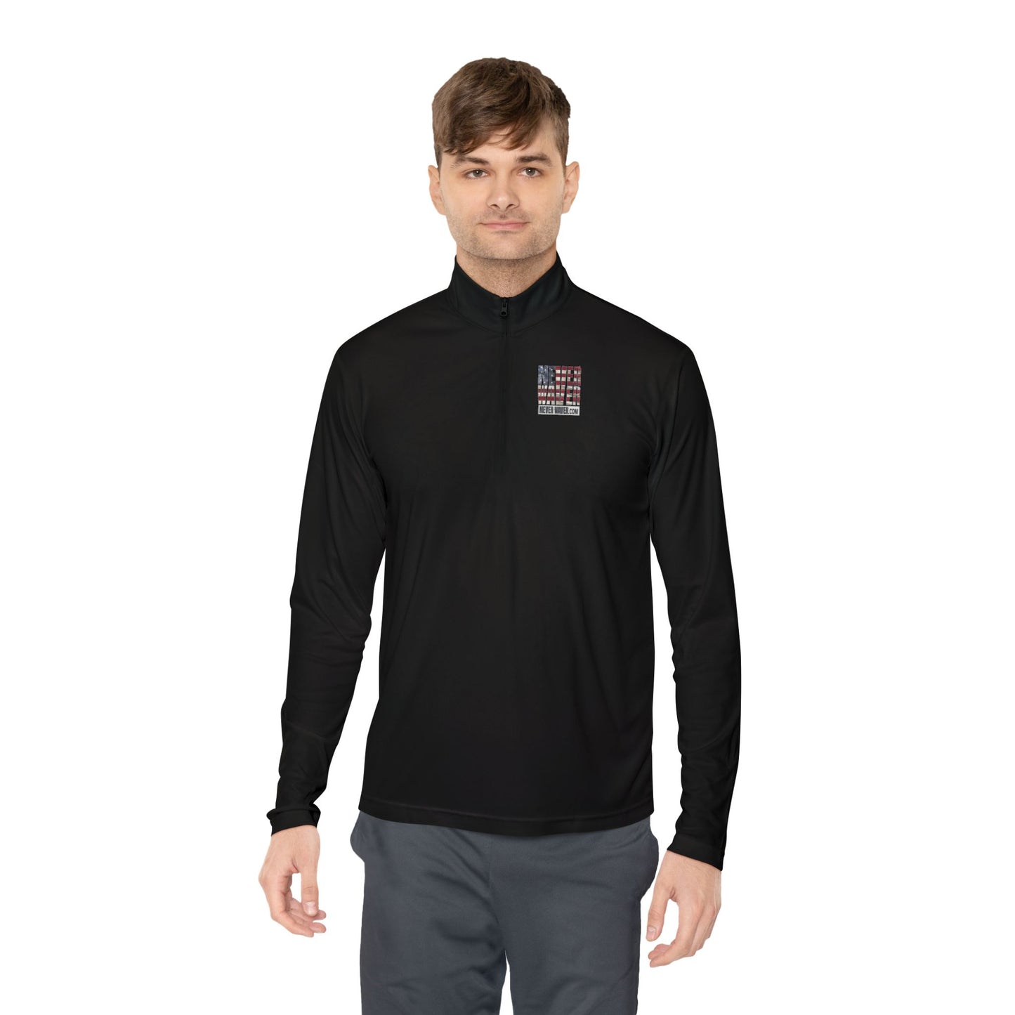 Never Waver Unisex Quarter-Zip Pullover