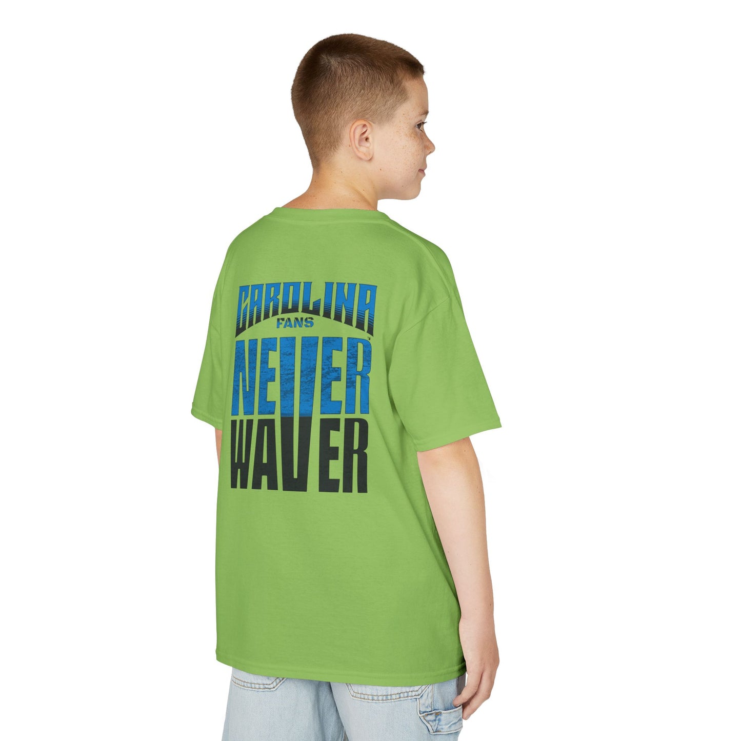 Carolina Fans Never Waver Kids Heavy Cotton™ Tee