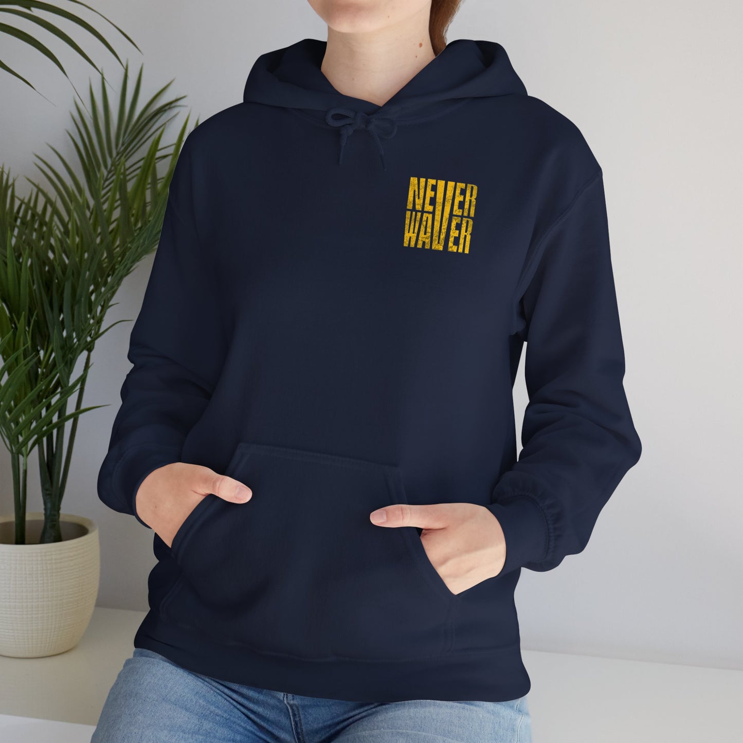 "Los Angeles Fans Never Waver" Unisex Heavy Blend™ Hooded Sweatshirt