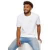 Never Waver” Jesus a bold, eye-catching design that reflects a steadfast faith and confidence in Christ.  Unisex Soft style T-Shirt