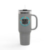 Never Waver Save Water Drink Tiki Drinks Insulated Travel Mug, 40 oz