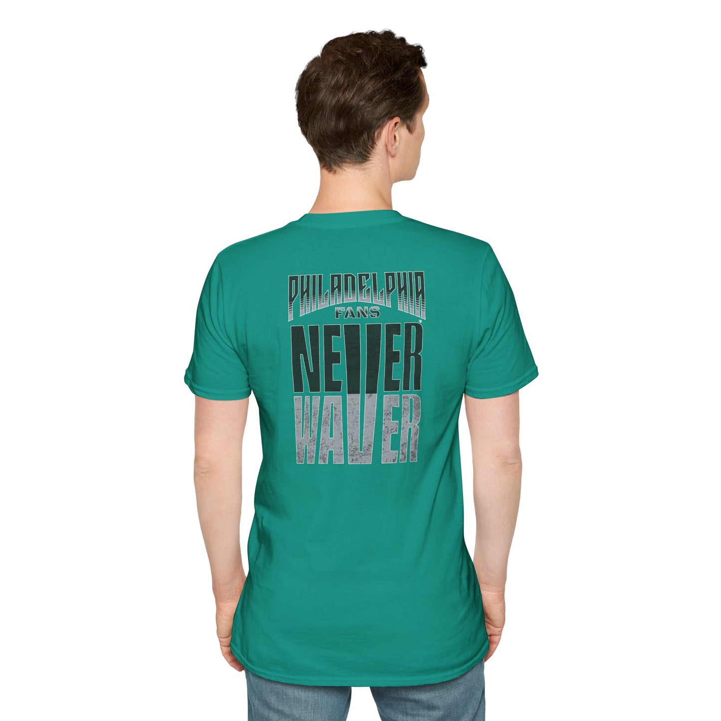 Philadelphia Fans Never Waver Unisex Softstyle T-Shirt