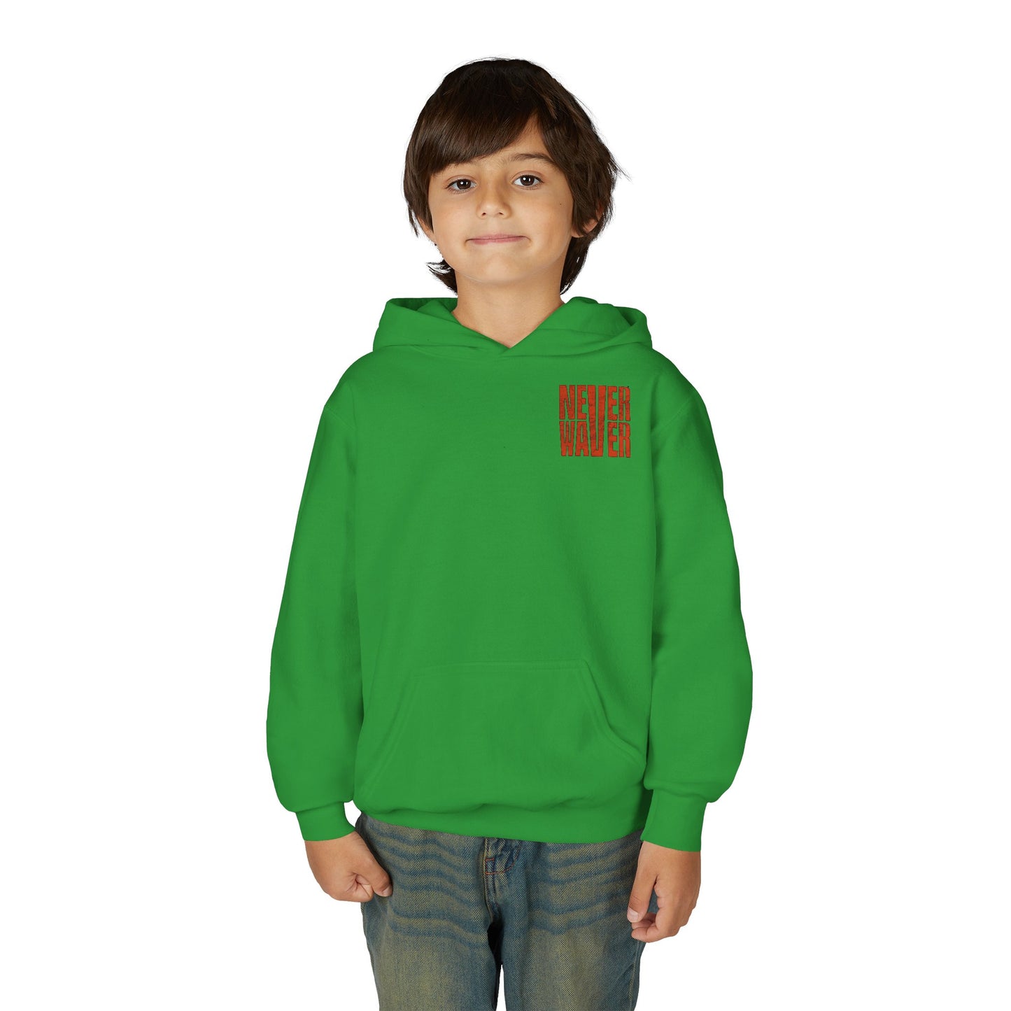 Cleveland Fans Never Waver Youth Heavy Blend Hooded Sweatshirt