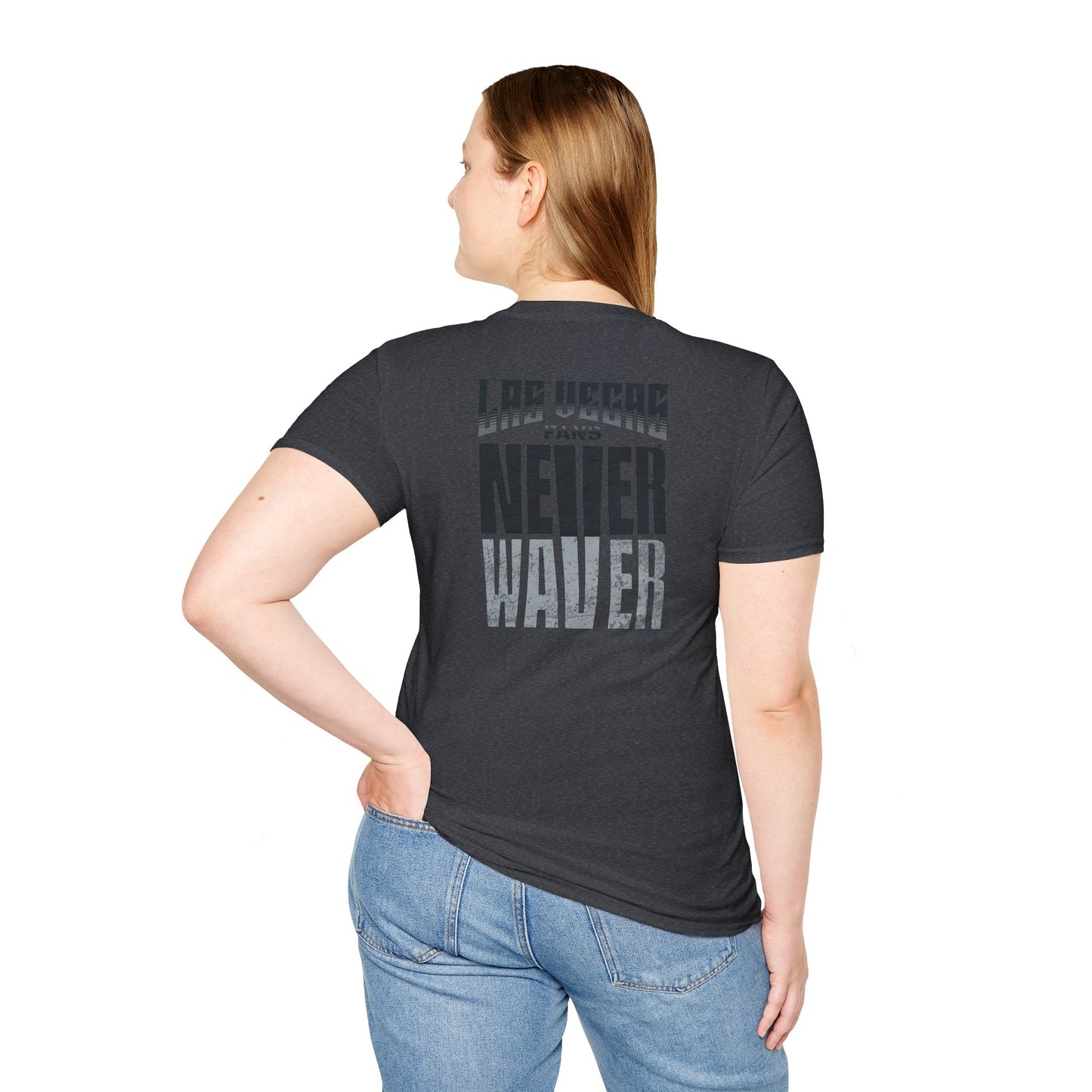 Las Vegas Fans Never Waver Unisex Softstyle T-Shirt