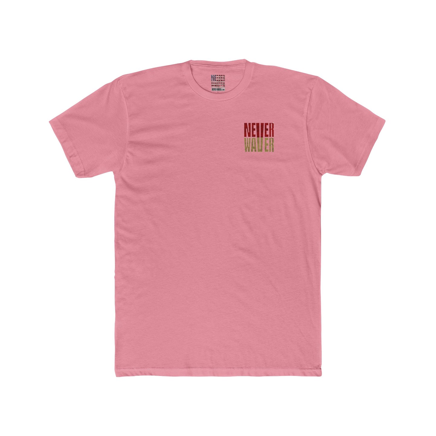 San Francisco Fans Never Waver Unisex Cotton Crew Tee