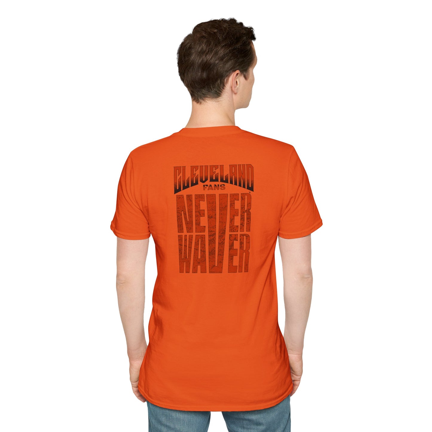 Cleveland Fans Never Waver Unisex Softstyle T-Shirt