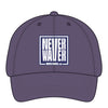 Never Waver  Women's Pigment-Dyed Cap with Fashion Undervisor (Embroidery)