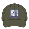 Never Waver  Women's Pigment-Dyed Cap with Fashion Undervisor (Embroidery)