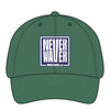 Never Waver  Women's Pigment-Dyed Cap with Fashion Undervisor (Embroidery)