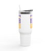 Minnesota Never Waver W-Leopard Football Insulated Travel Mug, 40oz