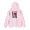 Atlanta Fans Never Waver Leopard Football Sweatshirt Unisex Heavy Blend™ Hoodie