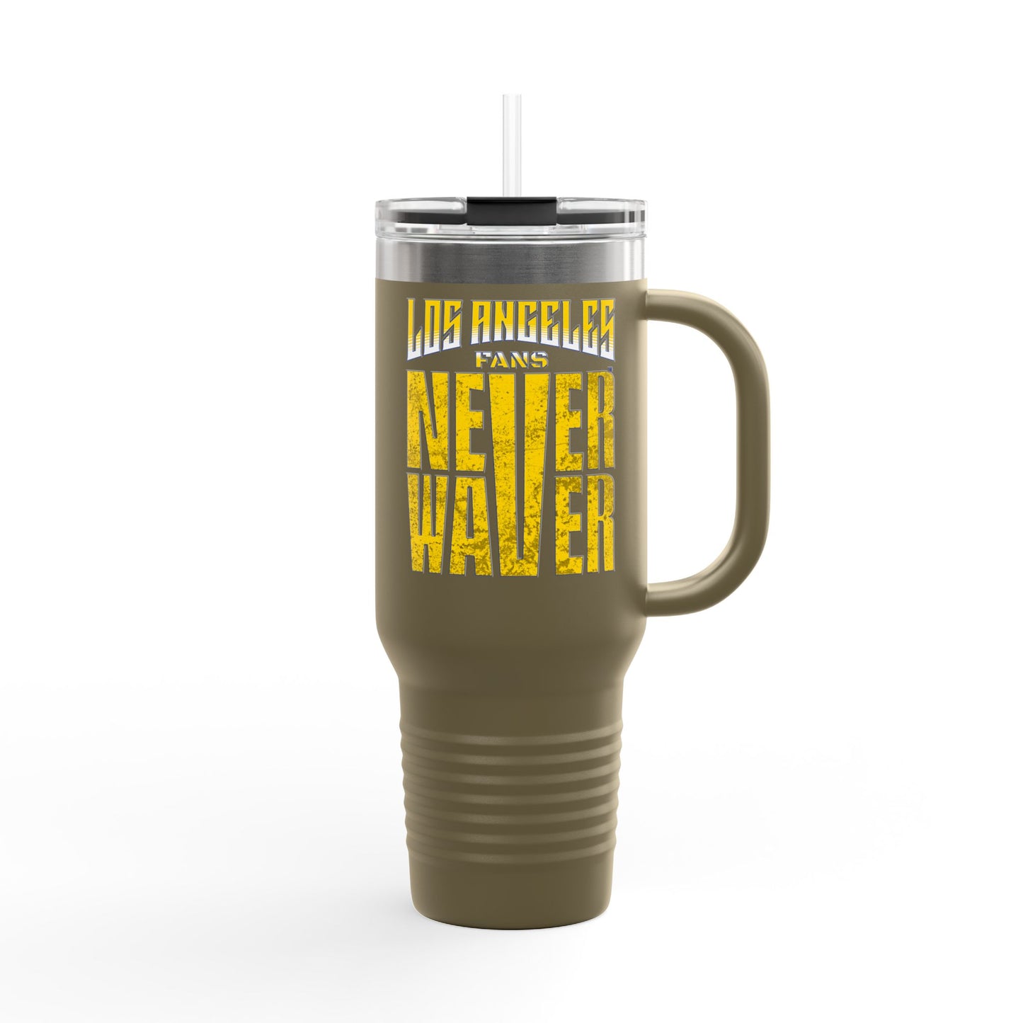 Los Angeles Fans Never Waver Insulated Travel Mug, 40oz