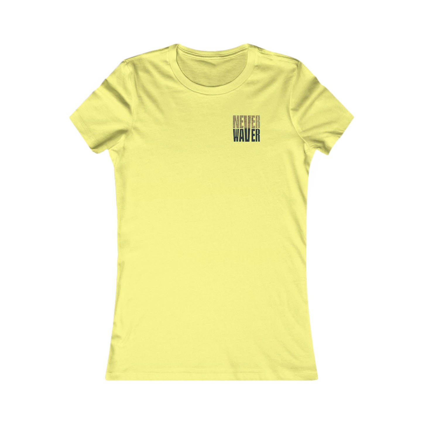 Jacksonville Fans Never Waver W-Leopard Football Women's Favorite Tee