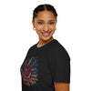 Never Waver Be Red White & a Little Bougie Unisex Softstyle T-Shirt