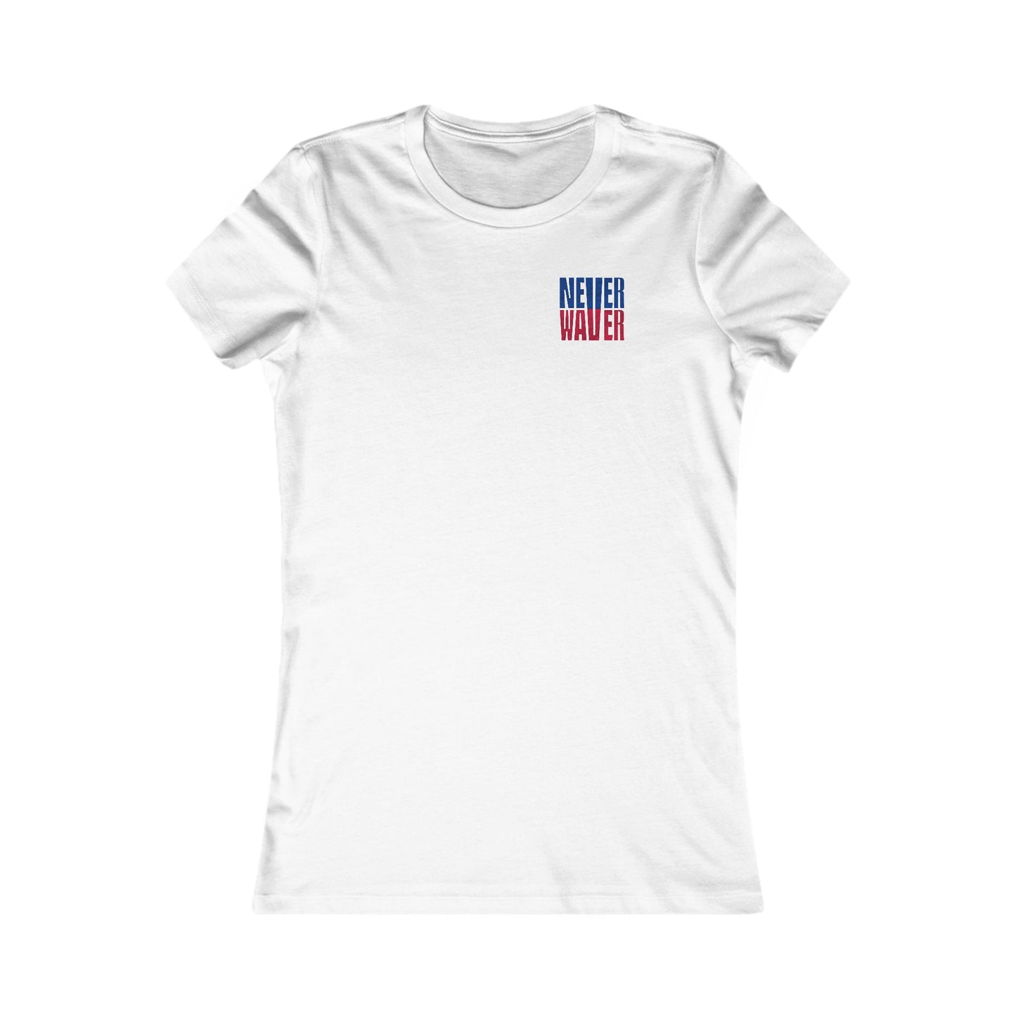 Buffalo Fans Never Waver W-Leopard Football Women's Favorite Tee