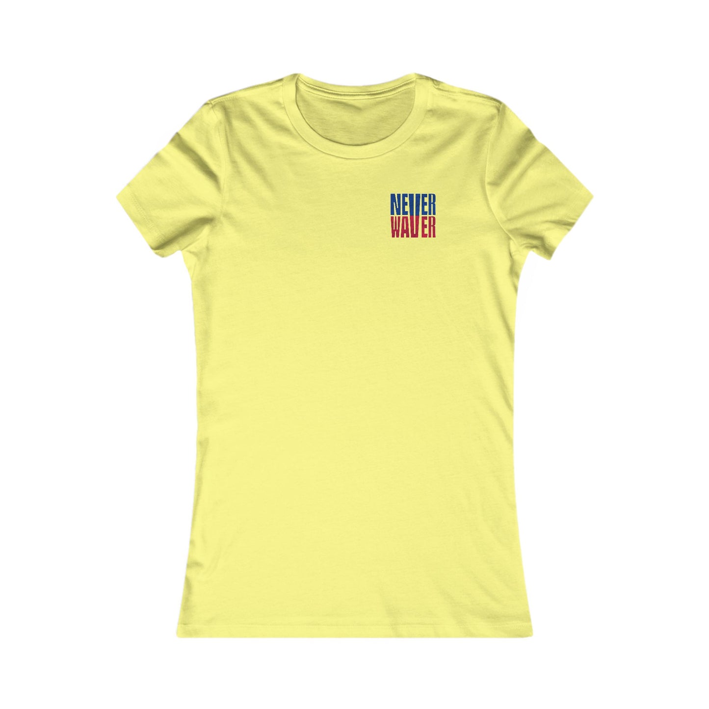 Buffalo Fans Never Waver W-Leopard Football Women's Favorite Tee