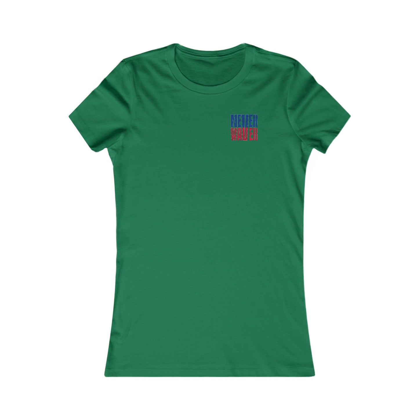 Buffalo Fans Never Waver W-Leopard Football Women's Favorite Tee