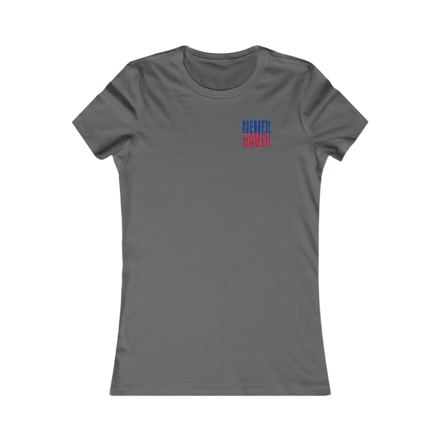 Buffalo Fans Never Waver W-Leopard Football Women's Favorite Tee