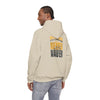 Pittsburgh Fans Never Waver Hoodie w Leopard Football - Unisex Heavy Blend Sweatshirt