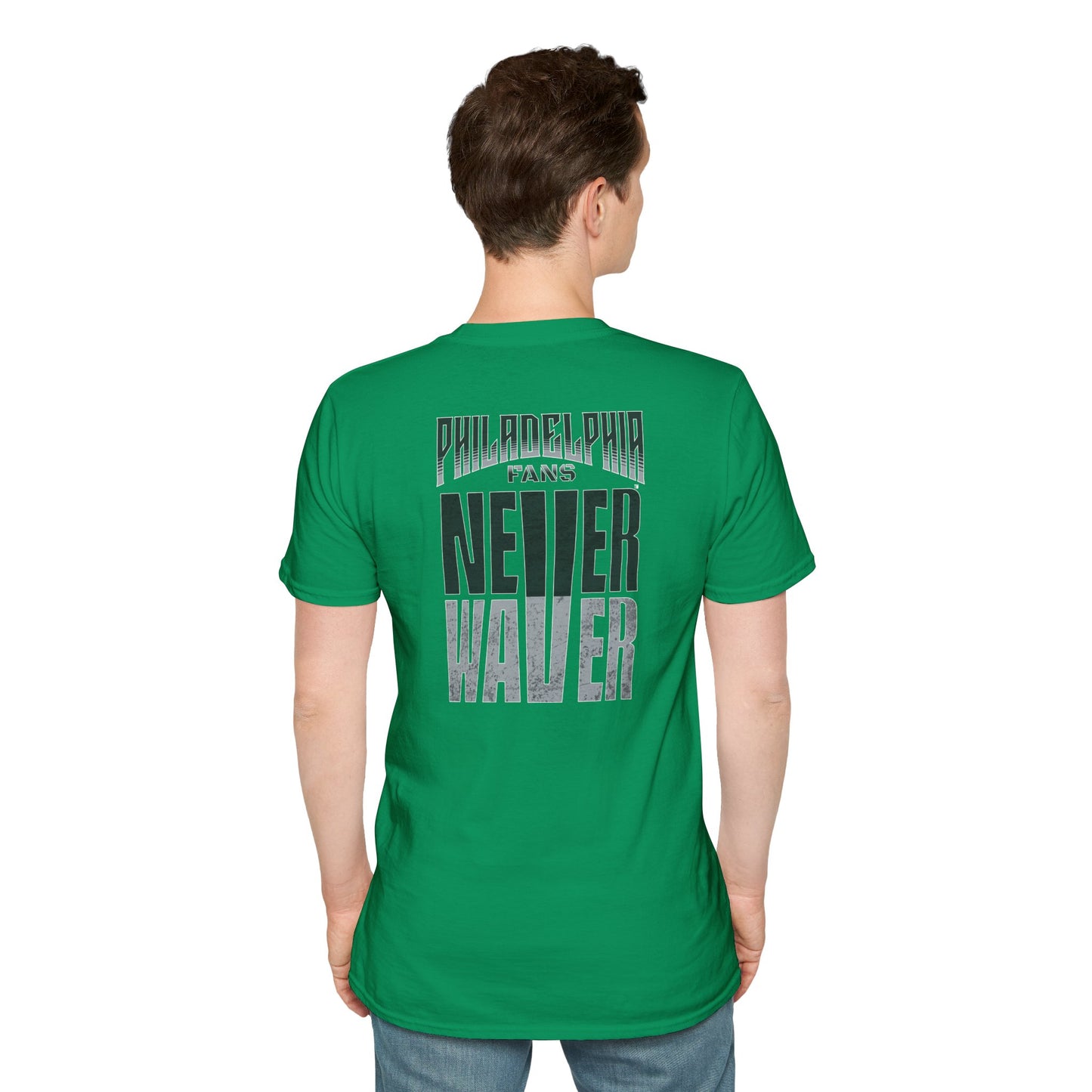 Philadelphia Fans Never Waver Unisex Softstyle T-Shirt