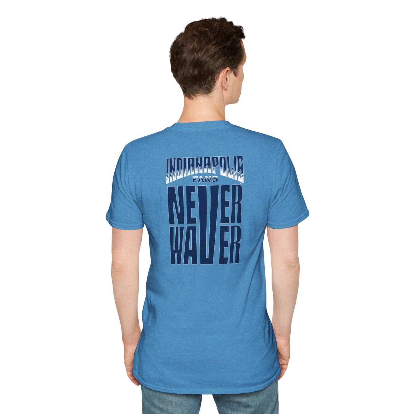 Indianapolis Fans Never Waver Unisex Softstyle T-Shirt