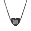 Engraved Heart Necklace You Never Waver