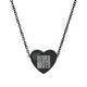 Engraved Heart Necklace You Never Waver