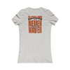 Cleveland Fans Never Waver W-Leopard Football Women's Favorite Tee