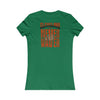 Cleveland Fans Never Waver W-Leopard Football Women's Favorite Tee