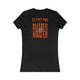 Cleveland Fans Never Waver W-Leopard Football Women's Favorite Tee by Printify