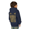 New Orleans Fans Never Waver Youth Heavy Blend Hooded Sweatshirt