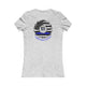 Never Waver Always Back The Blue Women's Favorite Tee by Printify