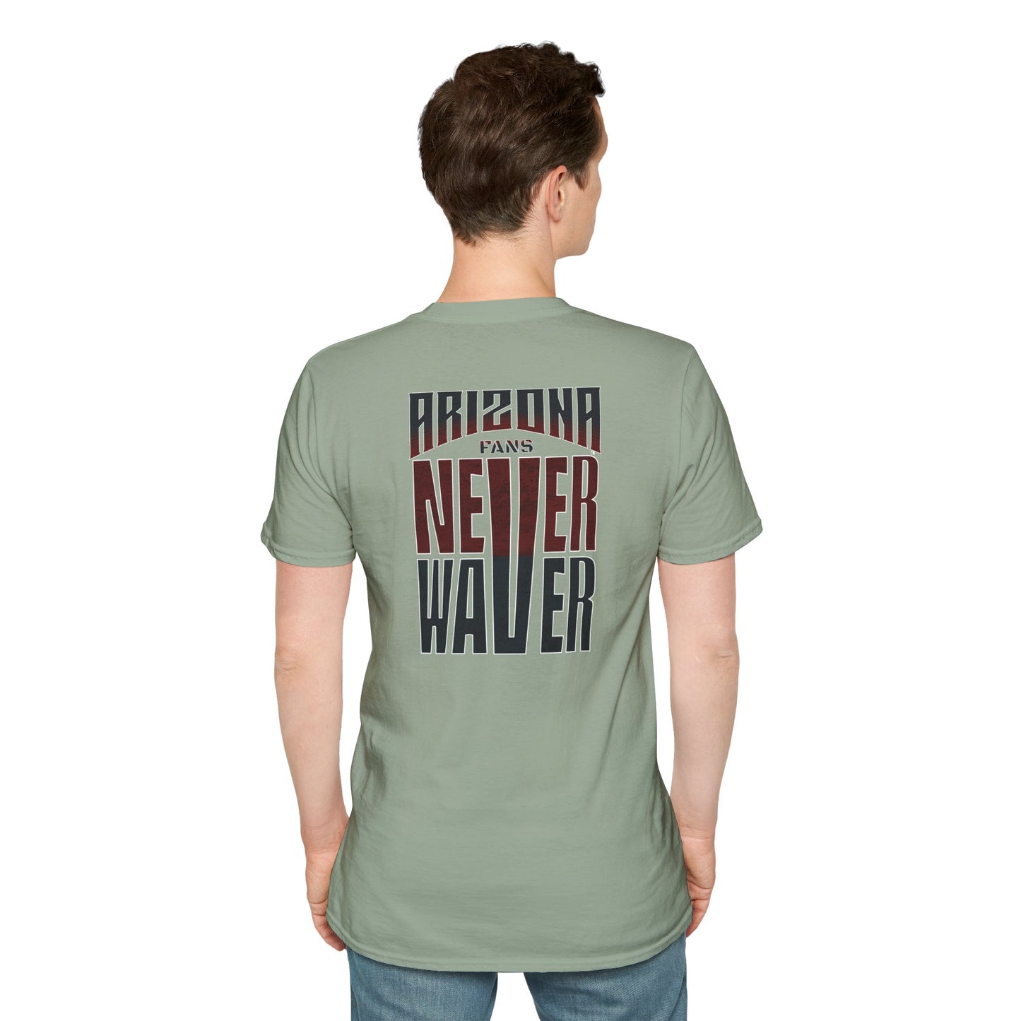 Arizona Fans Never Waver Unisex Softstyle T-Shirt
