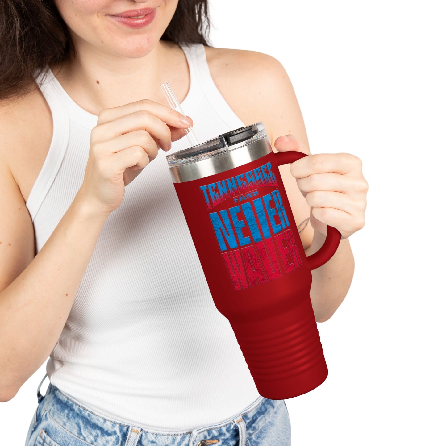 Tennessee Fans Never Waver Insulated Travel Mug, 40oz